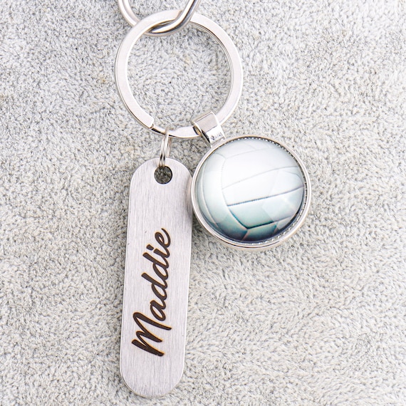 2 Portachiavi Pallavolo - Ciondolo A Forma Di Palla - Regalo Creativo Per Appassionati E Sportivi - Foto 9