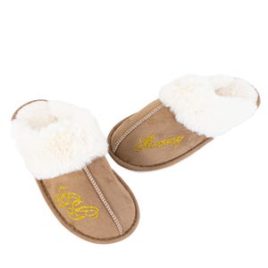 Personalized Cozy Spa Wedding Favor,  Custom guests slipper, fluffy bathroom slippers, wife birthday gift, housewarming gift, indoor shoes