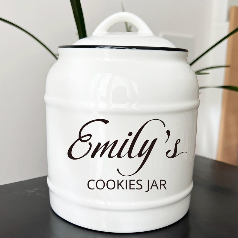 Container Jars With Script Personalized Cookie Jar,5.2