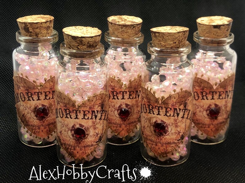 Amortentia Love potion small bottle 7.5 cm / 3 inches  