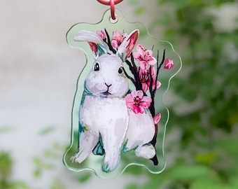 Sakura Bunny (Pink) – Acrylic Charm