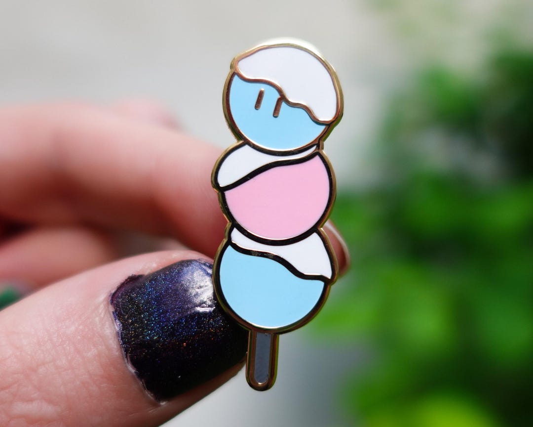 Dango Pin Pride Dango Enamel Pin – Trans - Etsy