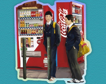 Vending Machine Boys – Jumbo Holographic Sticker