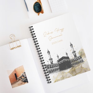 Personalized Hajj & Umrah Journal, hajj gift, hajj journal, hajj mubarak, umrah gifts, umrah mubarak, umrah mubarak gifts, Muslim Gift