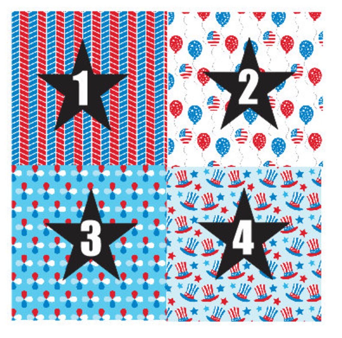 Printed Vinyl Adhesive and HTV 4th of July America Etsy
