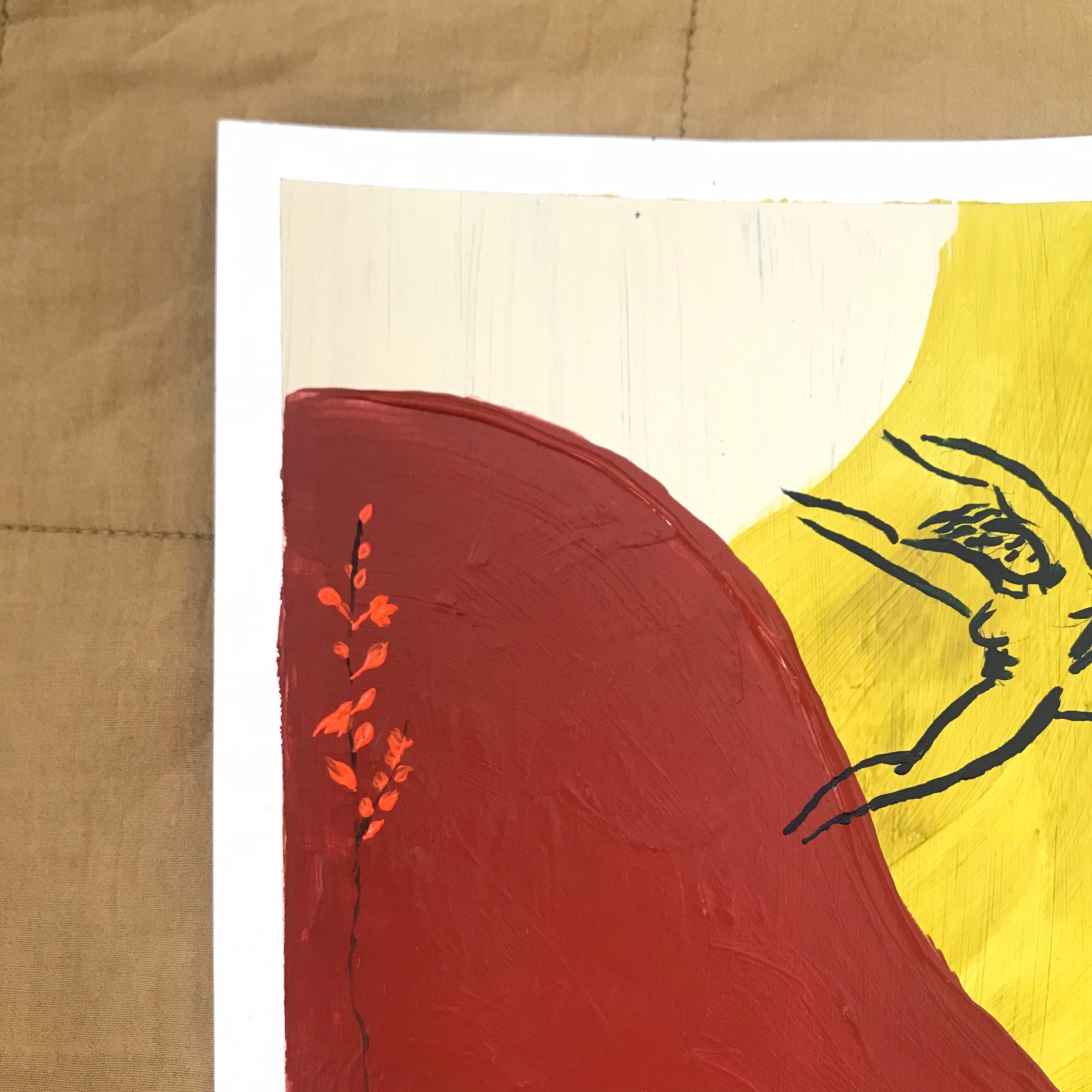 Original Acrylic Painting on Card - Etsy UK