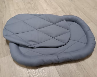 Organic Linen Pet Bed: Hemp Mat, Comfortable Cat & Dog Couch