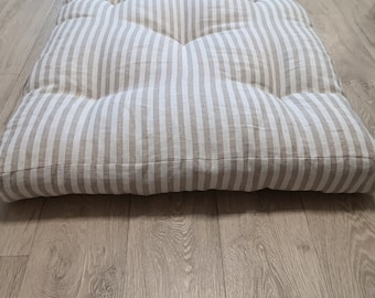 Remplissage de fibre de chanvre biologique Shikibuton 4 po. Futon fait main, cadeau pour elle, futon personnalisé Futon Shiki, surmatelas fait main