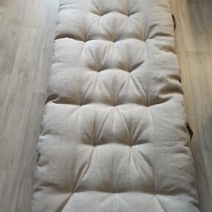 Shiki futon 4”, Organic hemp fiber filler, Futon, Hand made, Gift for her, Custom futon