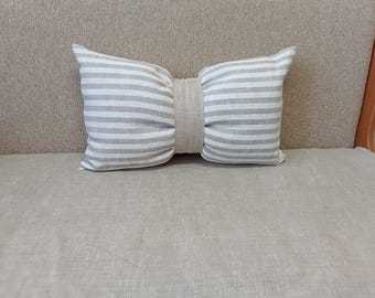Natural Linen Hemp Pillow: Decorative Cushion for Eco-Friendly Home