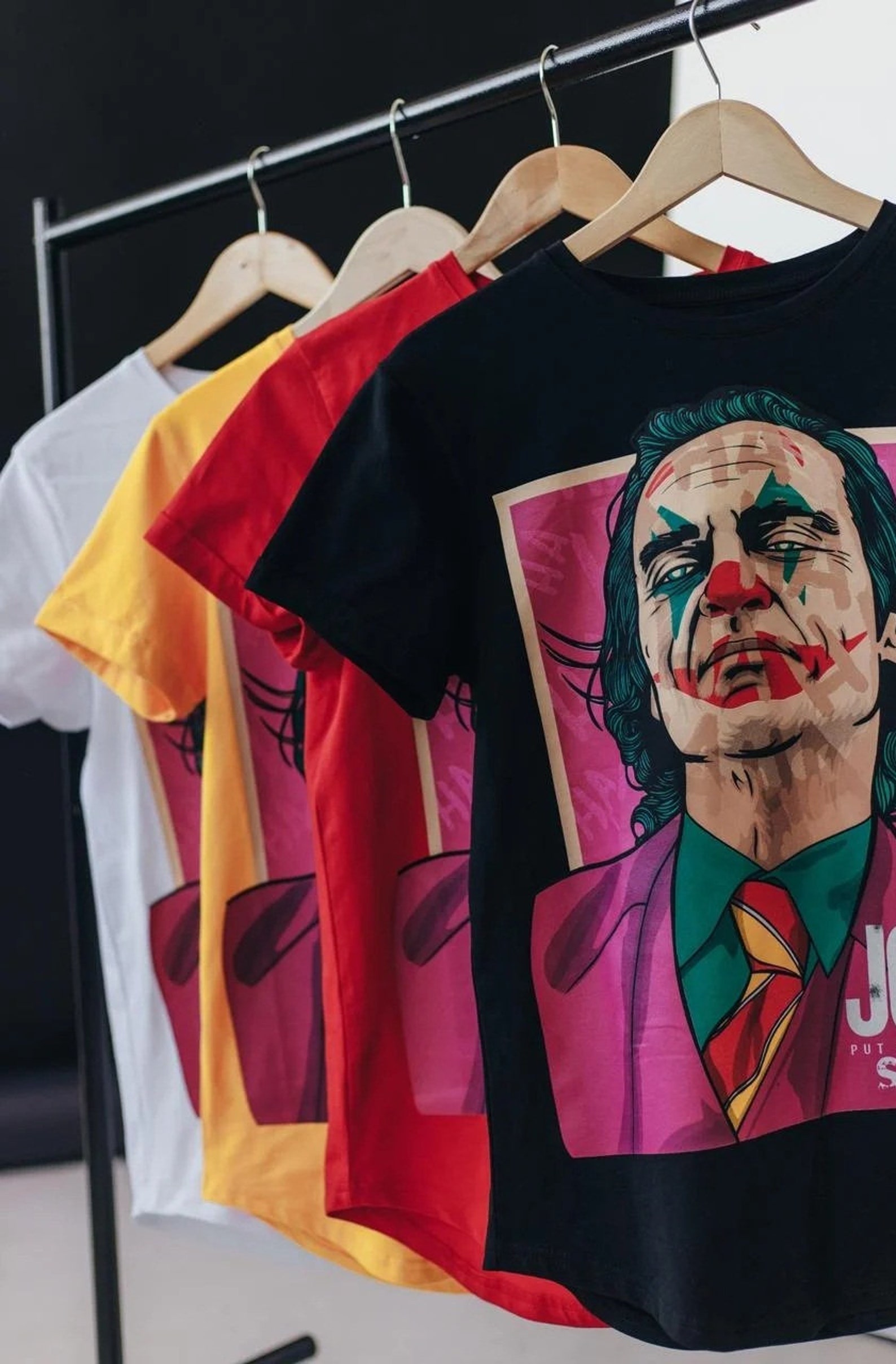 Joker Red T-Shirt Unisex Men's Womens Shirt Men's All | Etsy