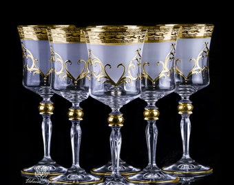 Crystal Wine Glasses Grace Collection 6pcs 250ml