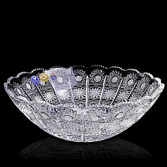 Fruits Bohemia Crystal Bowl Ø 272 Mm - Etsy