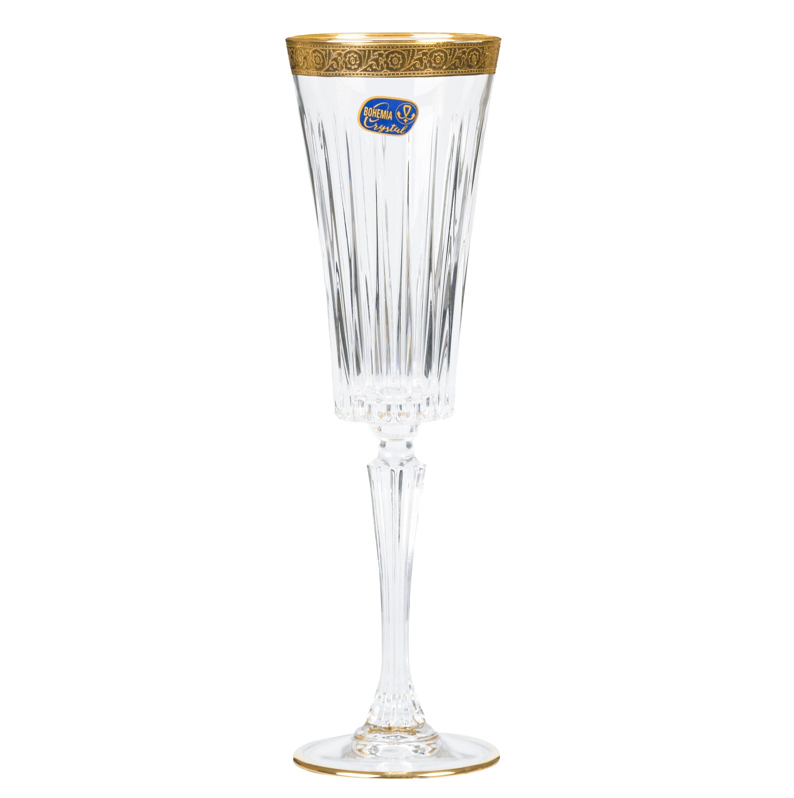 Crystal Champagne Glasses Timeless Collection 180ml 6pcs Etsy