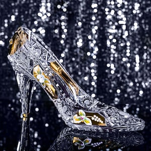 Crystal cinderella shoes clearance