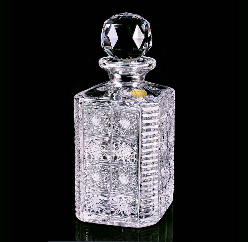 Bohemia Crystal Whiskey/Brandy Bottle 800ml image 10