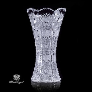 Bohemia Crystal Vase Butterfly Design H155mm