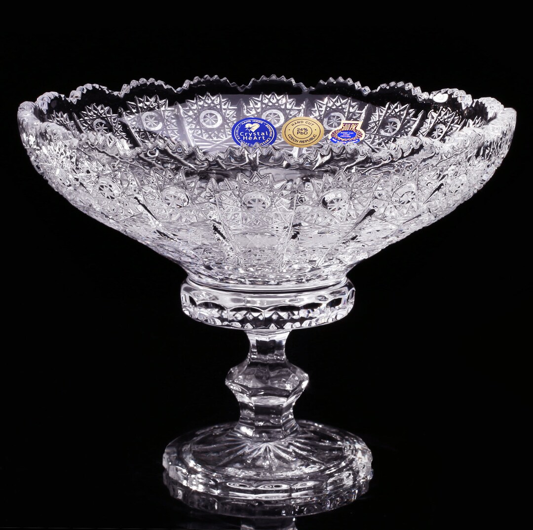 Traditional Bohemia Crystal Bowl - Etsy