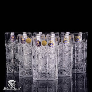 Bohemia Handcut Crystal Glasses 6pcs 180ml