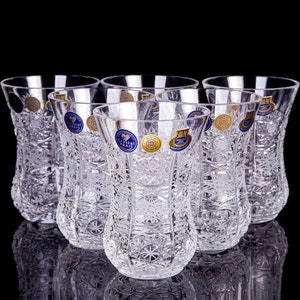 Bohemia Crystal Tee Gläser 6 Stück 160ml