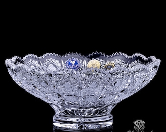 Elegant Bohemia Crystal Bowl L 205MM