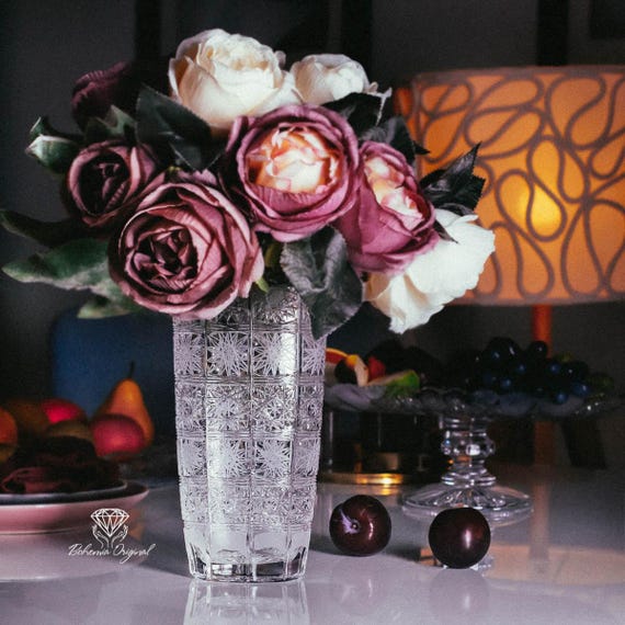 美しいボヘミアンガラス クリスタルカットのリキュールセット19世紀