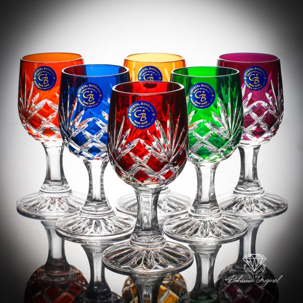 Crystal Shot Glasses Etsy