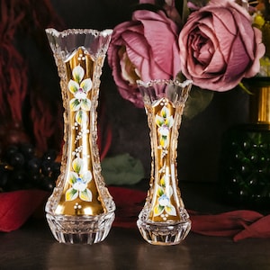 Handmade Bohemia Crystal Vase H155