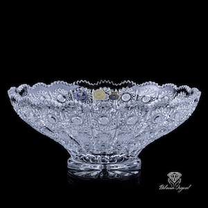 Elegant Bohemia Crystal Bowl L 255MM