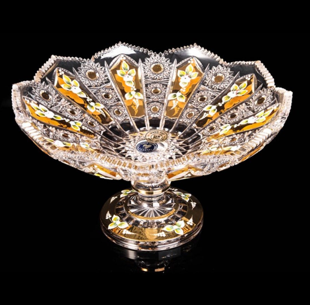 Retro Bohemia Crystal Bowl Ø 330MM - Etsy