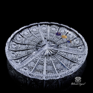 Traditional Flat Bohemia Crystal Plate