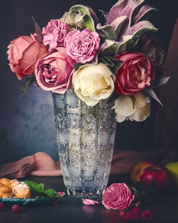 Big Handcut Bohemia Crystal Vase - Etsy