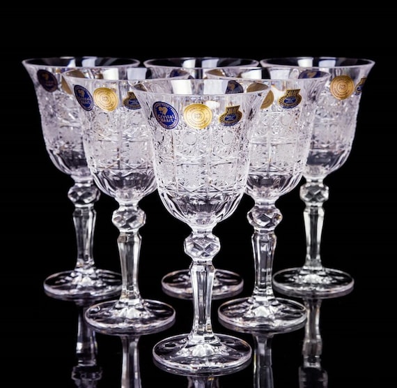 BOHEMIA CRYSTAL CHAMPAGNE GLASSES – GRACE VRF COLLECTION - Bohemia Crystal  - Original crystal from Czech Republic.