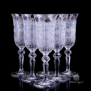 Bohemia Crystal Champagne Glasses 6pcs 150ml