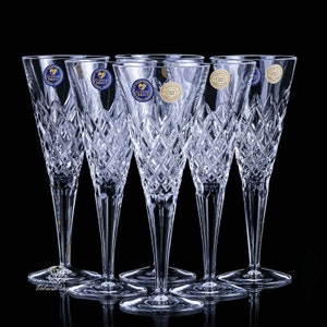 Red Wine Lead Crystal Massive Glasses Karo Design