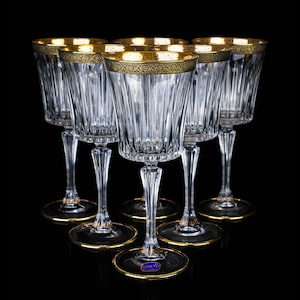 Crystal Wine Glasses Timeless Collection 220ml 6pcs