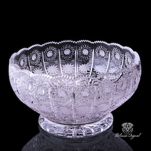 Traditional Bohemia Handcut Crystal Bowl