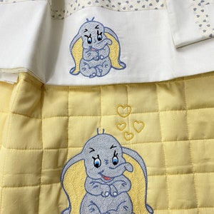 Baby Set quilt + sheets in 100% Dumbo cotton