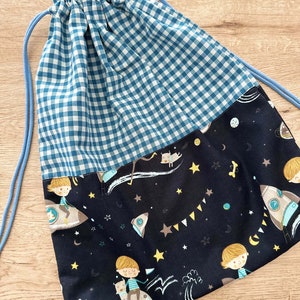 Coffret maternelle à personnaliser tartan du Petit Prince
