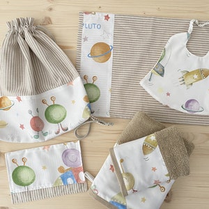 Planet nursery set beige