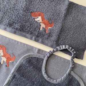 Embroidered Dinosaur Nursery Set