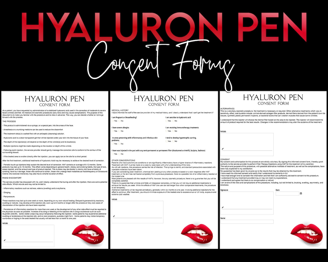 Hyaluron Pen No Needle Lips Filler Lip Fillers Tutor Etsy