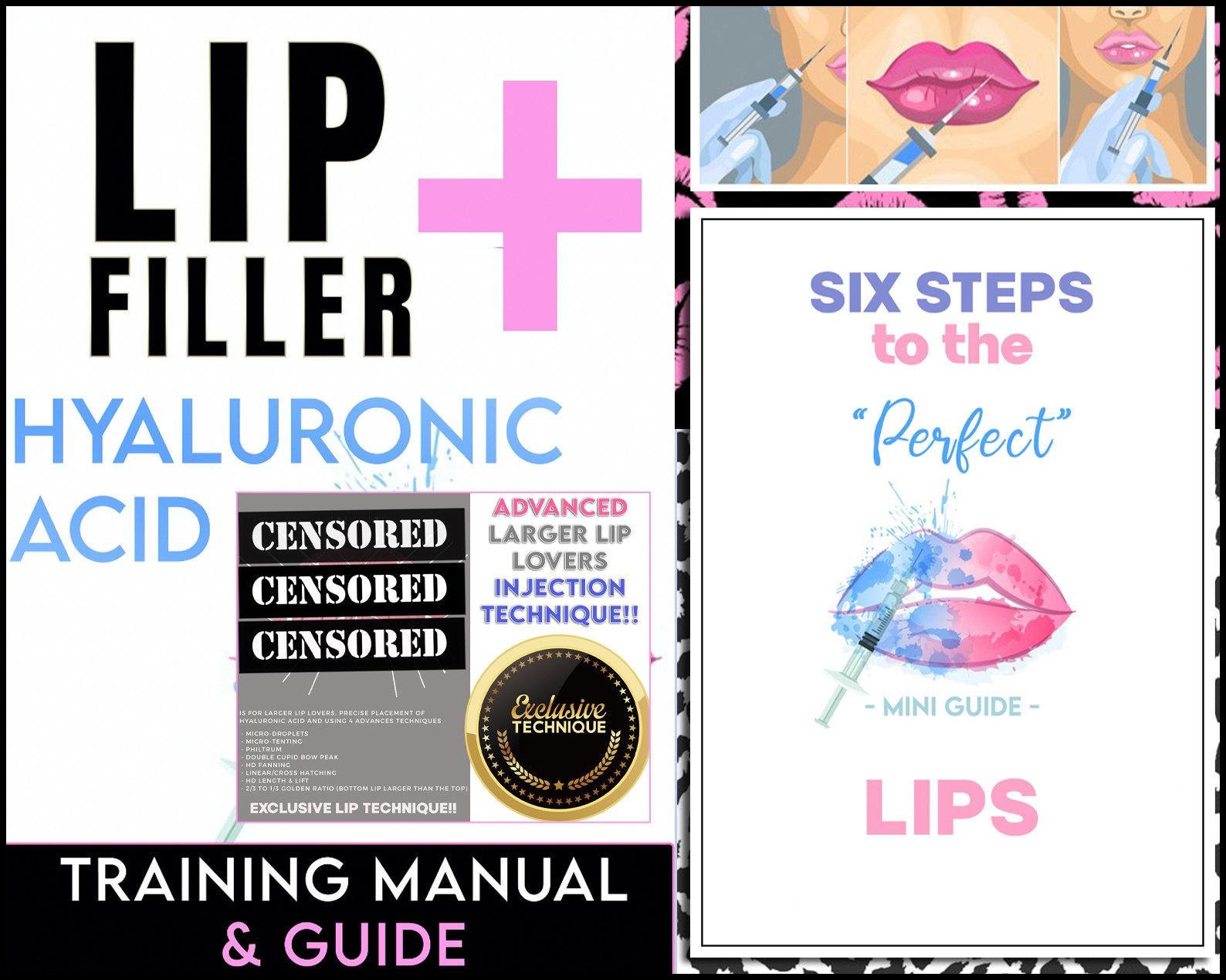 Lip Fillers Training Manual Hyaluronic Acid Aesthetics Etsy