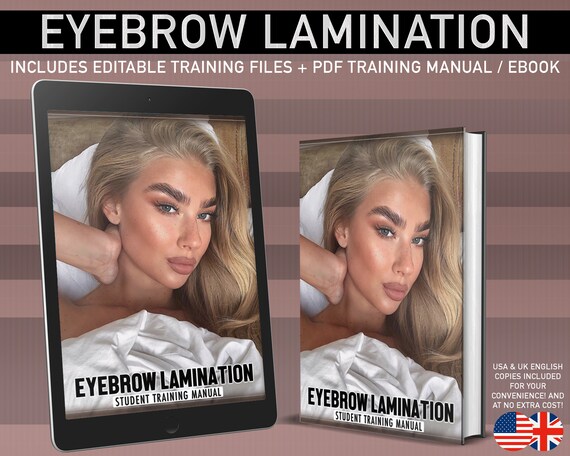 Brow Lamination Training - Brow Lamination Conversion Course Online Adam Eve Distribution - Brow lamination & volume lash training.