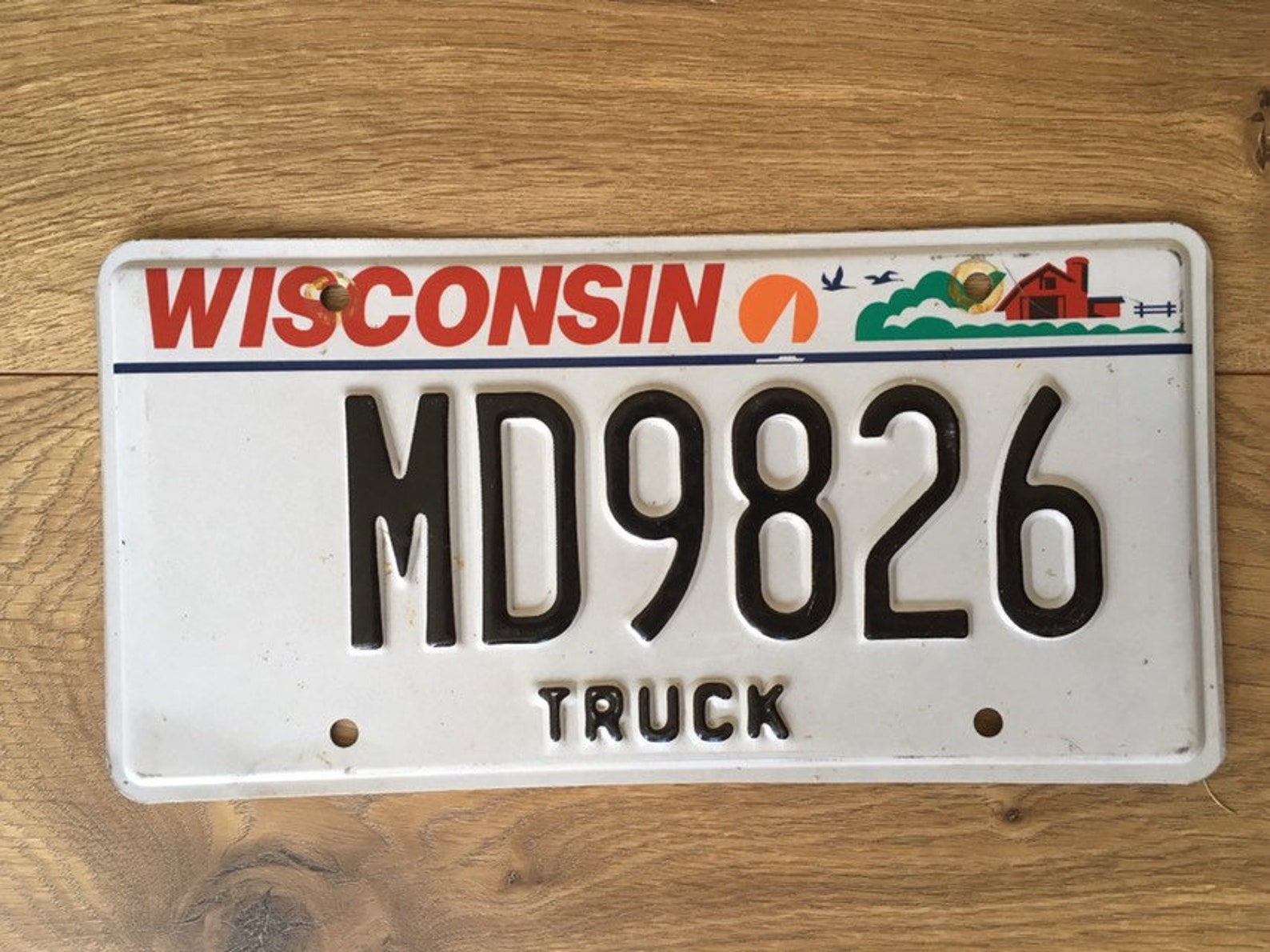 5-pack-of-authentic-wisconsin-truck-license-plates-etsy