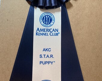 Personalized AKC Canine Good Citizen, Virtual Home Manners, Star