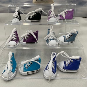 Classic ELF Shoes, Colorful Elf Shoes, Elf Prop, Doll Shoes, Elf Sneakers, Christmas Shoes - Includes Cloth Bag, Christmas Elf Shoes
