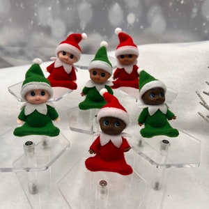 Baby Elf Doll: Red or Green, Adoption Certificate Included