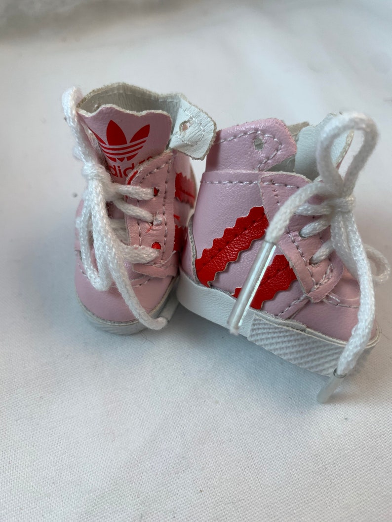 Elf sized tennis shoes brand name inspired shoes for elf