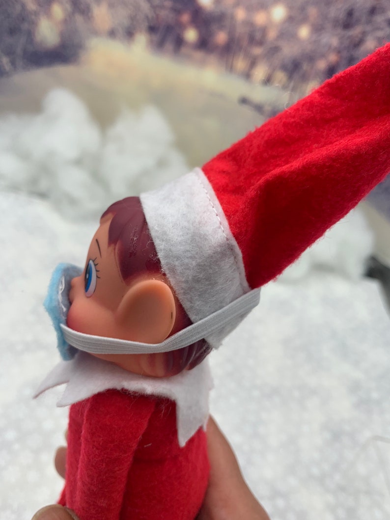 Elf Face Mask Elf Accessory Elf Prop Etsy